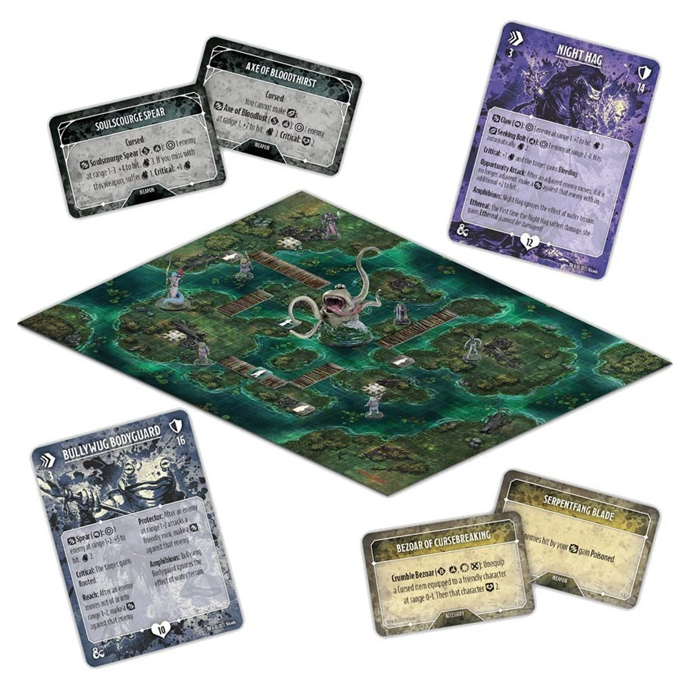 D&D Onslaught: Nightmare Of The Frogmire Coven - Maps & Monsters Expansion (Preorder) 4 D&D Onslaught: Nightmare Of The Frogmire Coven - Maps & Monsters Expansion (Preorder) - Image 2