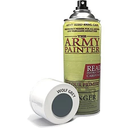 Army Painter Color Primer: Wolf Grey (400ml) 3 Army Painter Color Primer: Wolf Grey (400ml)
