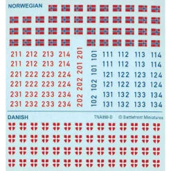 World War III: Team Yankee - Nordic Forces Decal Set (New Arrival) -Games Workshop Shop bfm tna950 5