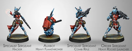 Infinity: PanOceania - Order Sergeants (4) 3 Infinity: PanOceania - Order Sergeants (4)