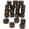 Games Workshop Warhammer 40K: Kill Team - Ork Kommandos Dice (20) (Last Chance) -Games Workshop Shop gw 102 82