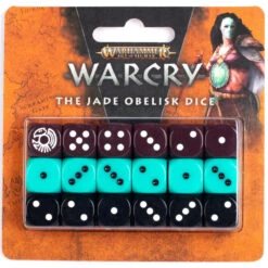 Games Workshop Warcry: The Jade Obelisk Dice (18)