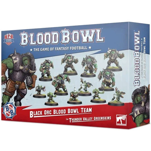 Games Workshop Blood Bowl: Black Orc Team - Thunder Valley Greenskins 3 Games Workshop Blood Bowl: Black Orc Team - Thunder Valley Greenskins