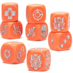 Games Workshop Necromunda: Goliath Ash Wastes Gang Dice (8)