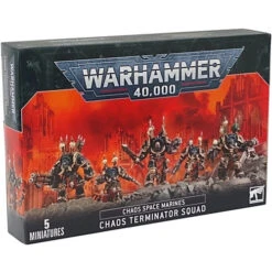 Games Workshop Warhammer 40K: Chaos Space Marine - Chaos Terminator Squad