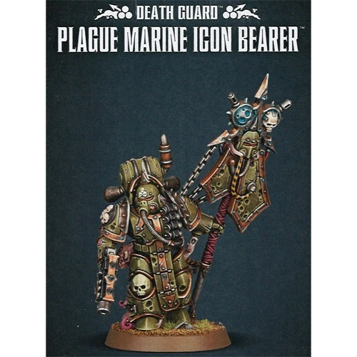 Games Workshop Warhammer 40K: Death Guard - Plague Marine Icon Bearer 3 Games Workshop Warhammer 40K: Death Guard - Plague Marine Icon Bearer