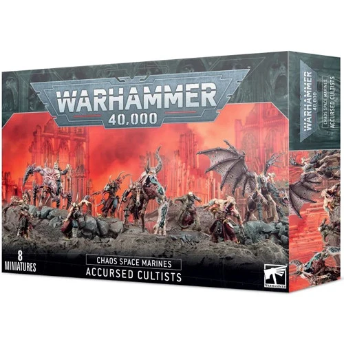 Games Workshop Warhammer 40K: Chaos Space Marines - Accursed Cultists 3 Games Workshop Warhammer 40K: Chaos Space Marines - Accursed Cultists