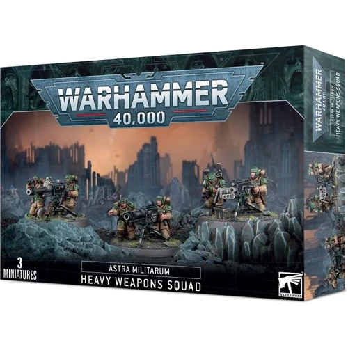 Games Workshop Warhammer 40K: Astra Militarum - Cadian Heavy Weapons Squad 3 Games Workshop Warhammer 40K: Astra Militarum - Cadian Heavy Weapons Squad