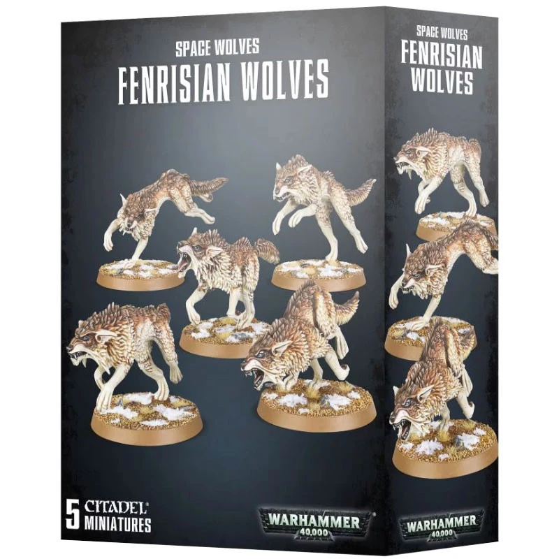 Games Workshop Warhammer 40K: Space Wolves - Fenrisian Wolves 3 Games Workshop Warhammer 40K: Space Wolves - Fenrisian Wolves