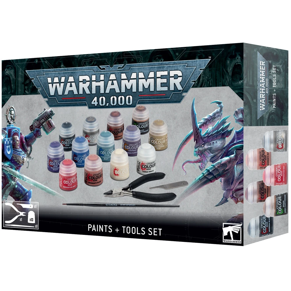 Games Workshop Warhammer 40K: Paints + Tools 3 Games Workshop Warhammer 40K: Paints + Tools