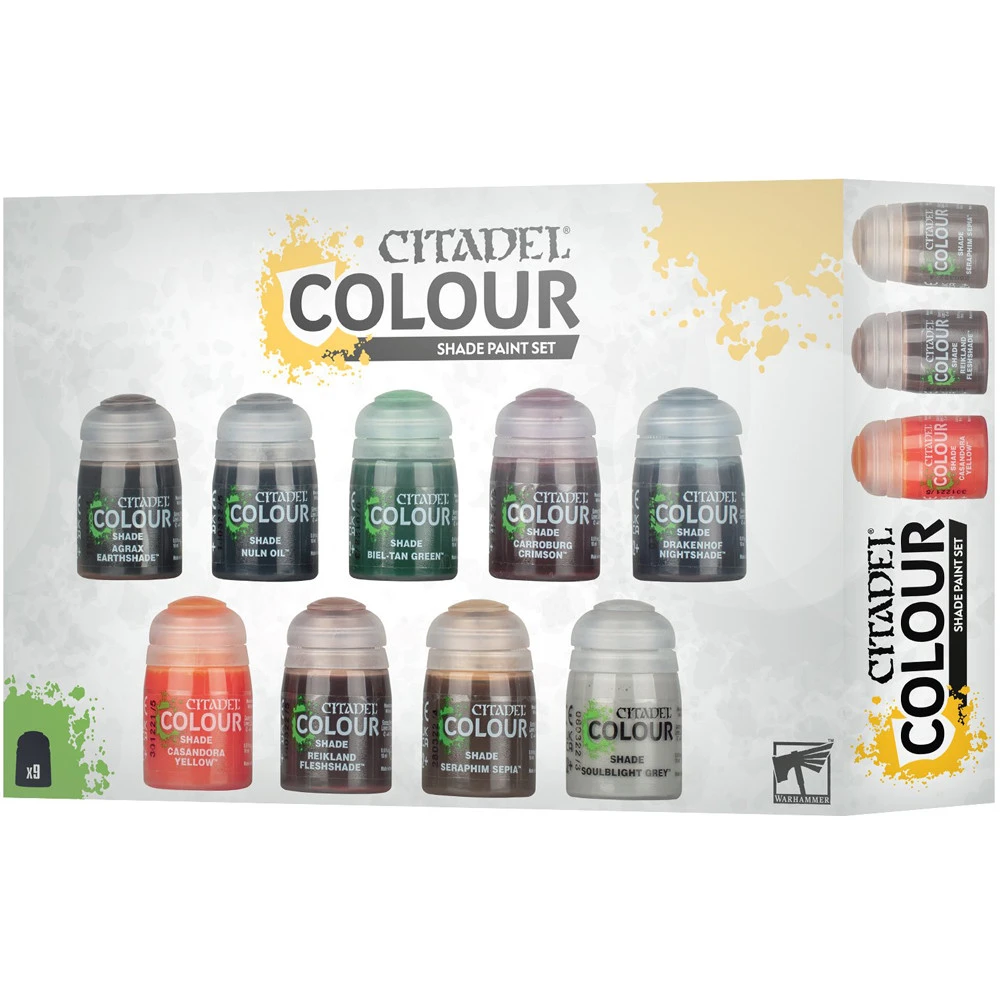 Games Workshop Citadel Shade Paint Set 3 Games Workshop Citadel Shade Paint Set