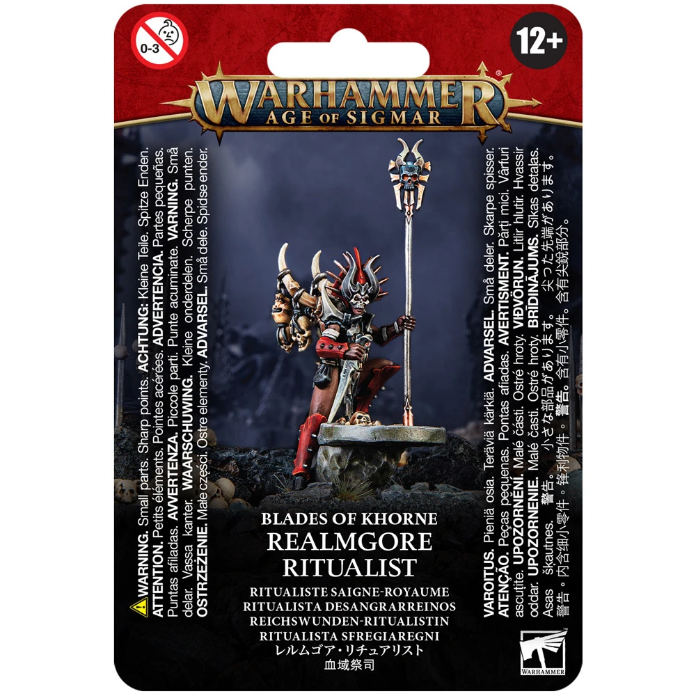 Games Workshop Warhammer Age Of Sigmar: Blades Of Khorne - Realmgore Ritualist 3 Games Workshop Warhammer Age Of Sigmar: Blades Of Khorne - Realmgore Ritualist