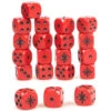 Games Workshop Warhammer 40K: Chaos Space Marines Dice (20) -Games Workshop Shop gw 86 62