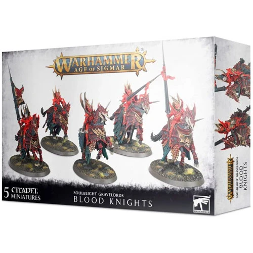 Games Workshop Warhammer Age Of Sigmar: Soulblight Gravelords - Blood Knights 3 Games Workshop Warhammer Age Of Sigmar: Soulblight Gravelords - Blood Knights
