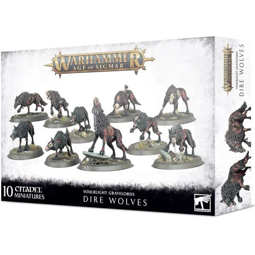 Games Workshop Warhammer Age Of Sigmar: Soulblight Gravelords - Dire Wolves 3 Games Workshop Warhammer Age Of Sigmar: Soulblight Gravelords - Dire Wolves