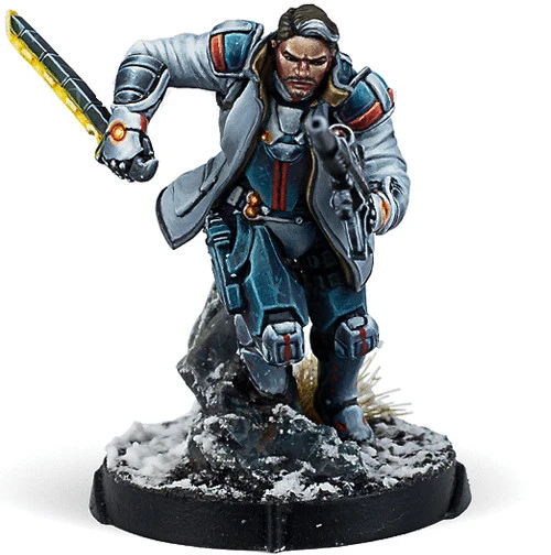 Infinity: NA2 - John Hawkwood, Merc Officer 3 Infinity: NA2 - John Hawkwood, Merc Officer