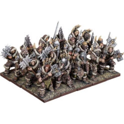 Kings Of War 3E: Northern Alliance - Clansmen Regiment With Two-Handed Weapons