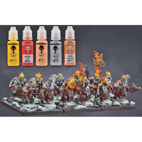 Conquest: Rage X Fire Paint Set (Warcolours) (Last Chance) 4 Conquest: Rage X Fire Paint Set (Warcolours) (Last Chance) - Image 2