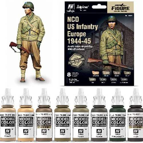 Vallejo Figure Color Series: NCO US Infantry Europe 1944-45 (Last Chance) 3 Vallejo Figure Color Series: NCO US Infantry Europe 1944-45 (Last Chance)